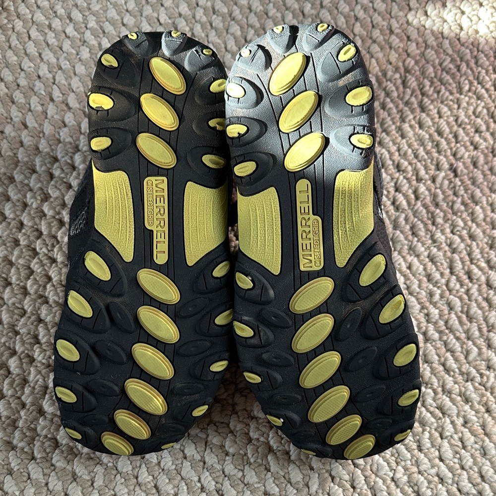 Merrell Kids' Black and Blue Hiking Sneakers - Picture 3 of 4